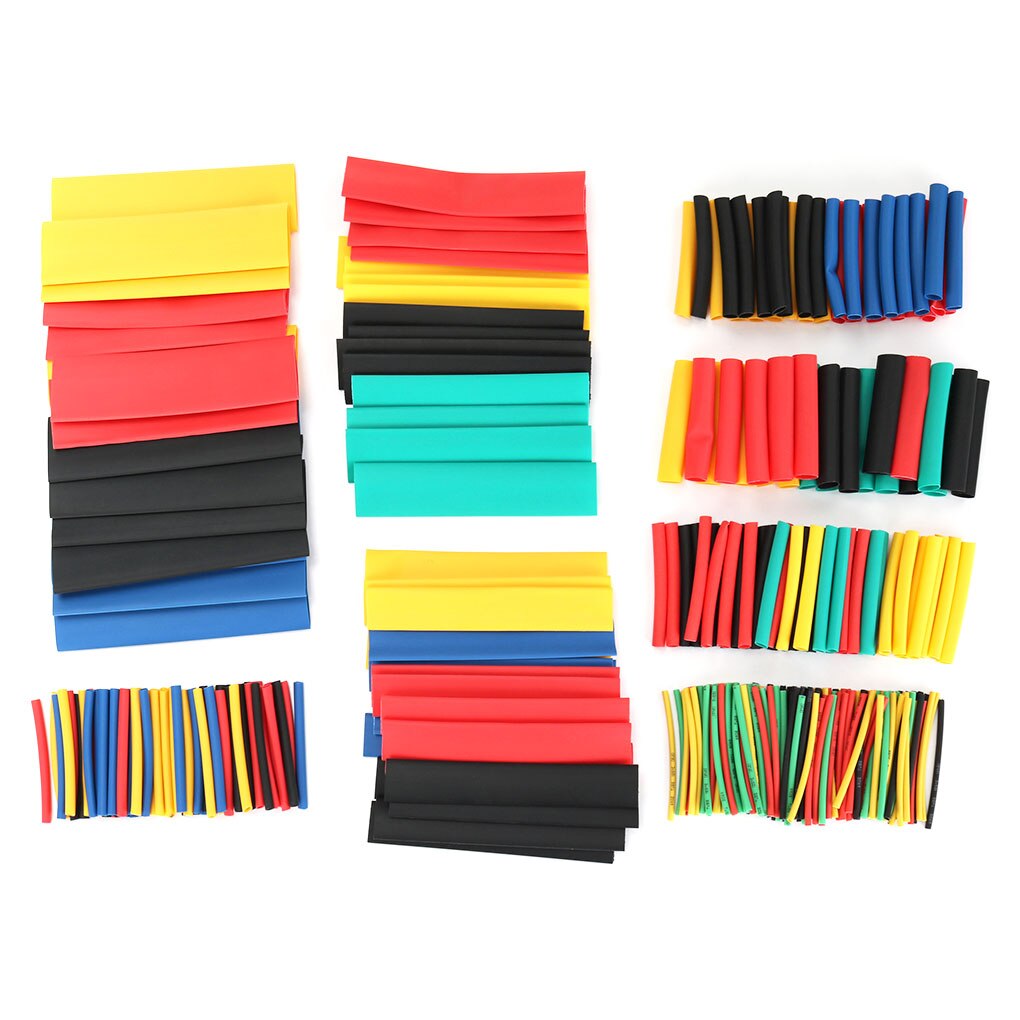 Heat Shrink Tubing Wire Cable 328Pcs Heat shrink tube kit Insulation Sleeving Polyolefin Shrinking Assorted
