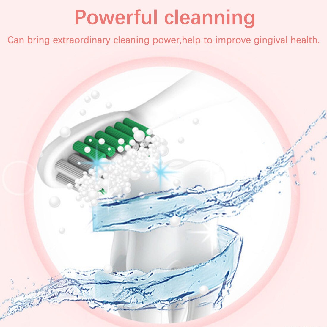 4pcs/lot Ultrasonic Electric Toothbrush Heads Replacement Brush Heads For Ultrasonic electric Toothbrush Whitening Teeth Brush