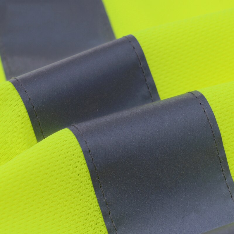 High visibility work T-shirt breathable reflective mining safety shirt hygroscopic and sweat releasing