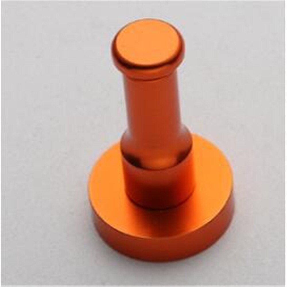 10 kleuren ruimte aluminium multi-color diy handdoek muur haak spijker badkamer keuken kleding sleutel kapstok tas hanger houder: Oranje