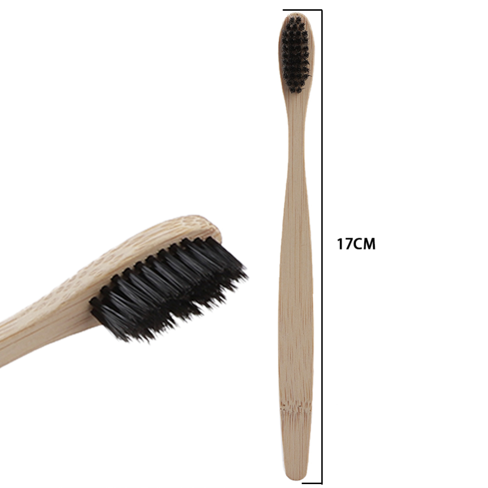 8pcs Eco-friendly Travel Bamboo Toothbrushes Soft Bristle Oral Care Tooth Brush