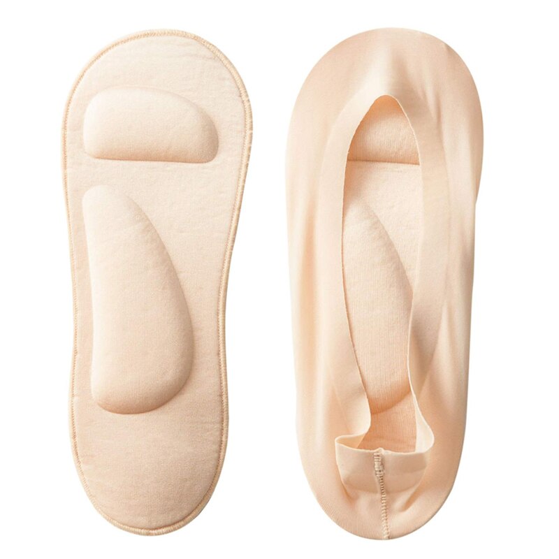 Women Insoles 3D Stretch Breathable Deodorant Running Cushion Insoles for Invisible Sock Insole Shoes Sole Orthopedic Pad