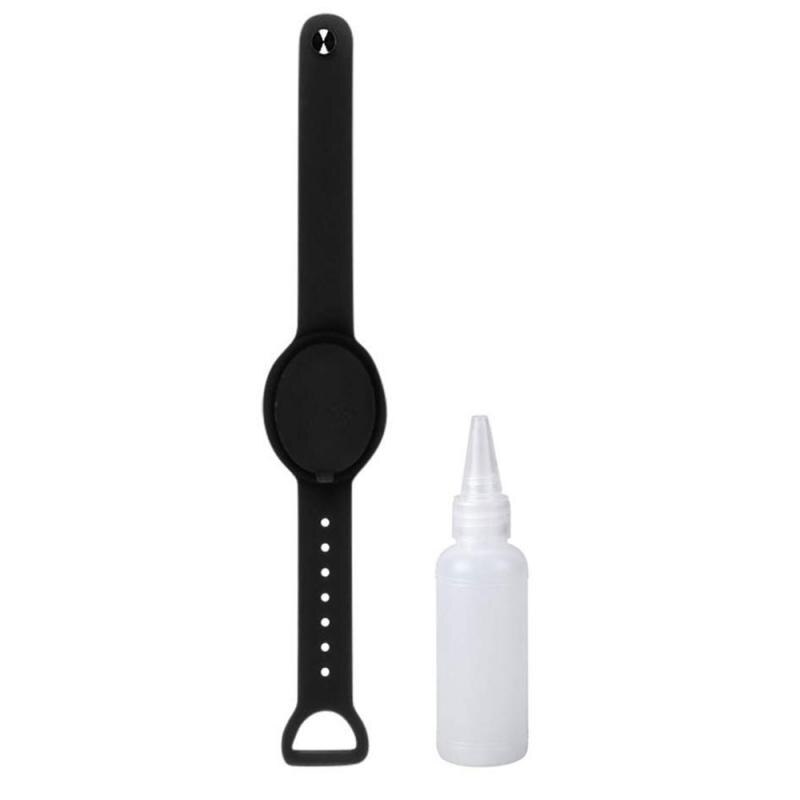 1 Pc Hand Sanitizer Disinfectant Dispenser Silicone Bracelet Wristband Hand Dispenser Wearable Wash Hand Sanitizer Pumps Squeeze: Dark Khaki