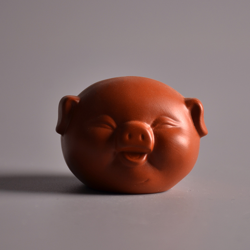TANGPIN yixing purple clay tea pets pig cute zisha teapets tea accessories: Style B