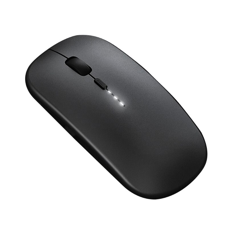 LX0B Rechargeable Wireless Silent Mouse 2.4G Portable Optical Bluetooth-compatible Computer Mice with Power Display Esports