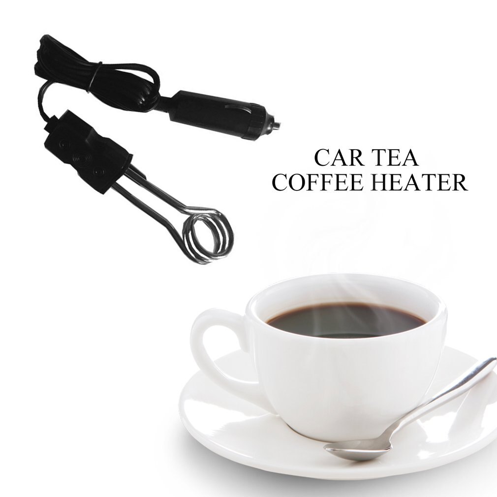 Portable 12/24V Car Immersion Heater Auto Electric Tea Coffee Water Heater
