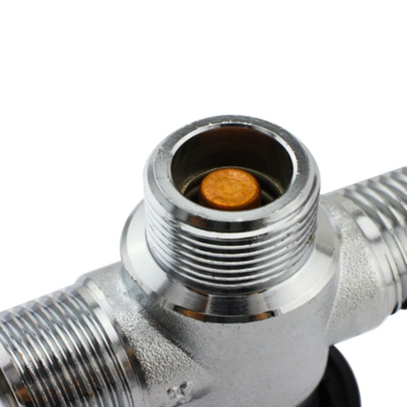 Brass Thermostatic Valve Water Temperature Control Valve Thermostatic Mixer for Home Bathroom Shower Water Heater Supply
