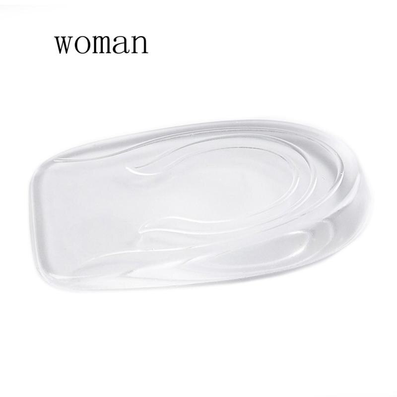 1 Pcs Unisex Heel Height Increase Insole Half Shoe Lift Insole Height Increase Insole Comfortable And Breathable: woman / 1CM