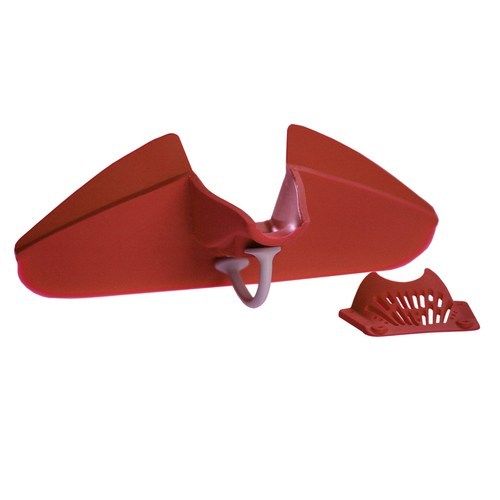 Silicone Slip On Pour Spout Clip On Single Red Silicone Pouring Spout