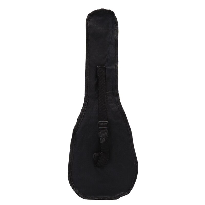 Tragbare dauerhaft 21 Zoll Schwarz Ukulele Tasche Weiche fallen Mono Tasche Einzelnen Schulter Rucksack Gepolsterte Musical Instrument