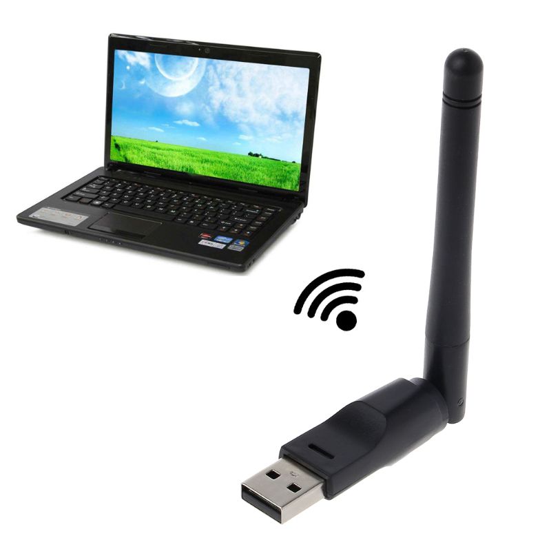 Ralink 5370 Mini USB Wifi Adapter 2Dbi Antenne LAN Adapter Netwerkkaart 802.11b/n/g Recevier Antenne Voor laptop Desktop