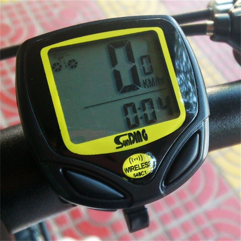 Sunding Waterdichte Draadloze Fiets Fiets Computer Snelheidsmeter Kilometerteller Meter Fiets Computer