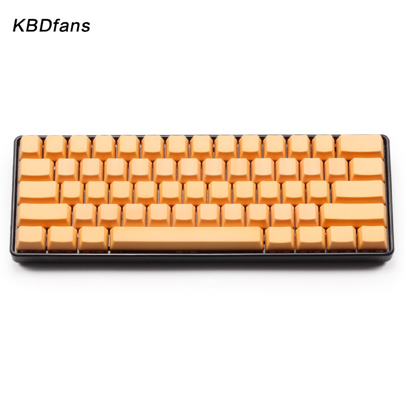 Blanc noir Orange bleu blanc épais PBT OEM profil 61 ANSI Keycaps pour MX commutateurs dz60 gh60 clavier mécanique