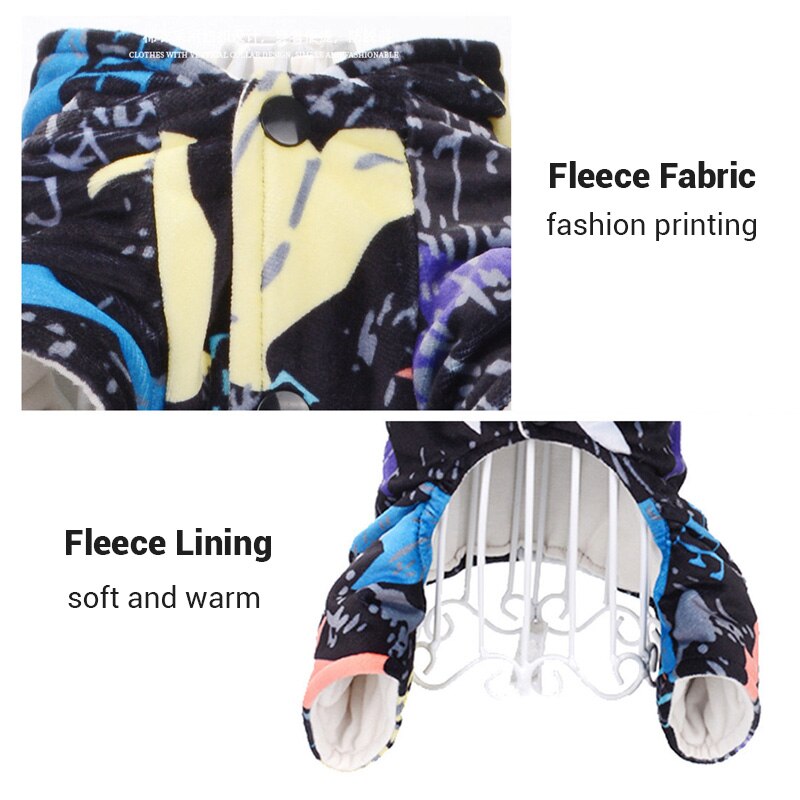 Fleece hond kleding hond pyjama winter lange hals kraag hondoalls jas voor grote honden warme jas jumpsuit romper Fleece hond kleding hond pyjama winter lange hals kraag hondoalls jas voor grote honden warme jas jumpsuit romper