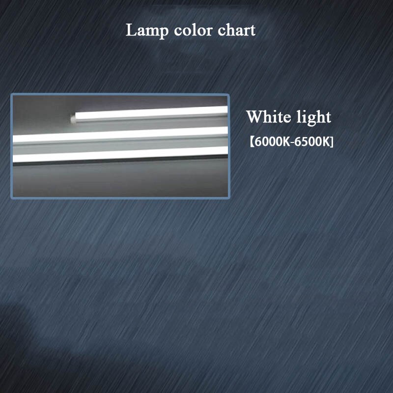 Lámpara de tubo fluorescente T4 T5, Bombilla de Cinta Lineal, Faro de espejo para baño, luz blanca de 8W, 3 uds.
