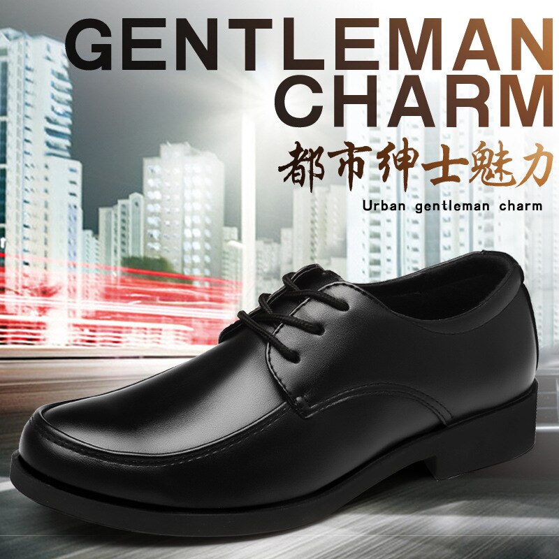 black Men Formal Shoes autumn Winter Men Dress Shoes Brand Men Leather Shoes Men Classic Business Gentleman Big Size