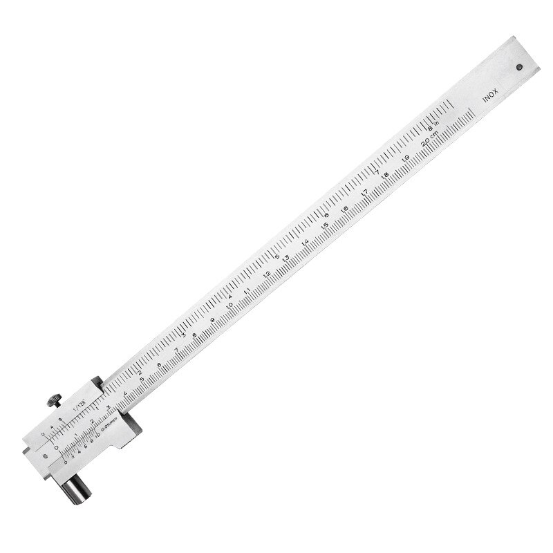Calibrador Vernier de 0-200mm, Regla de medición, instrumento de medición, 0,05 MM, 0,1 MM
