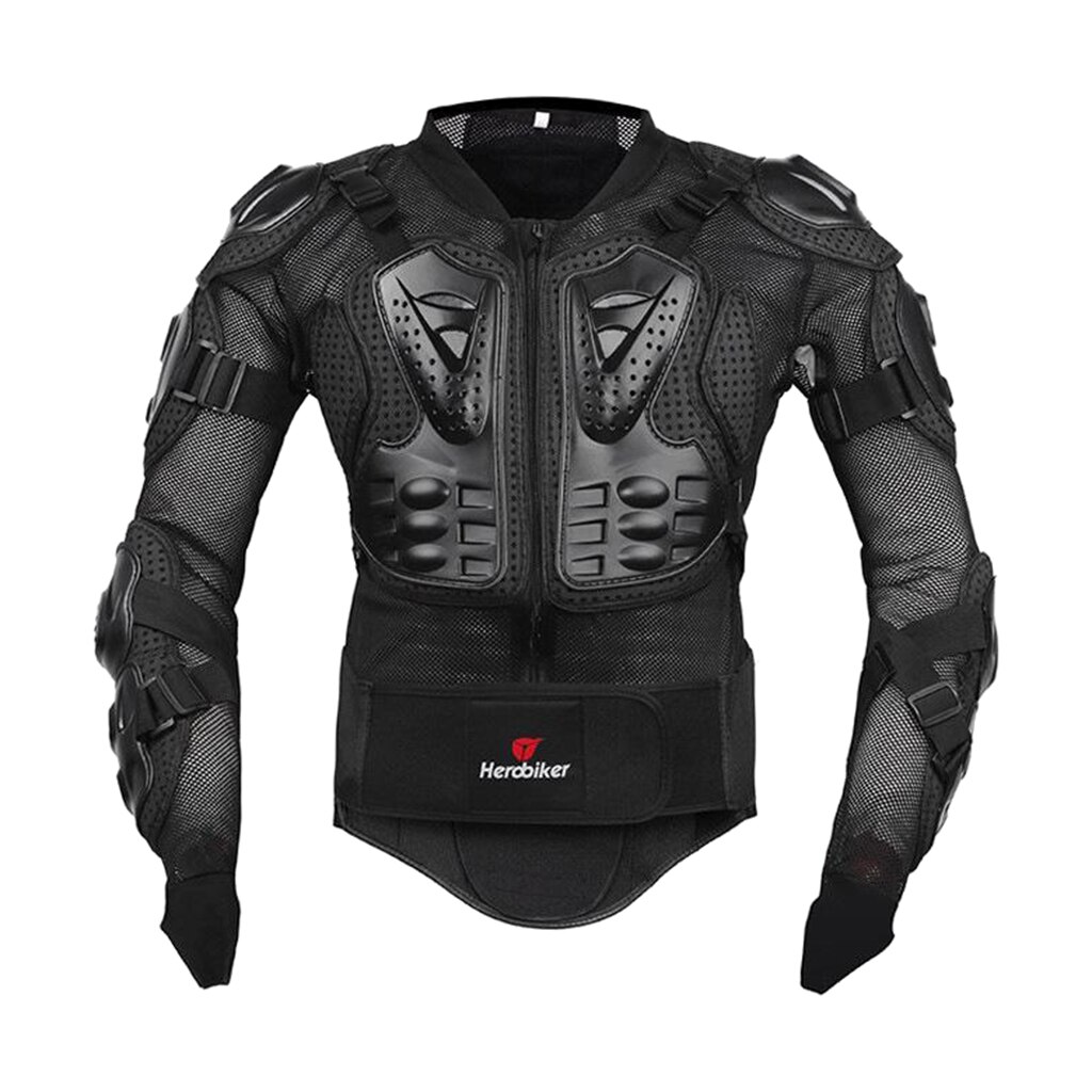 Motorcycle Armor Jacket Unisex Motorcycle Full Body Jacket Motocross Racing Moto Jacket Motorbike Protection Gear 4XL-5XL