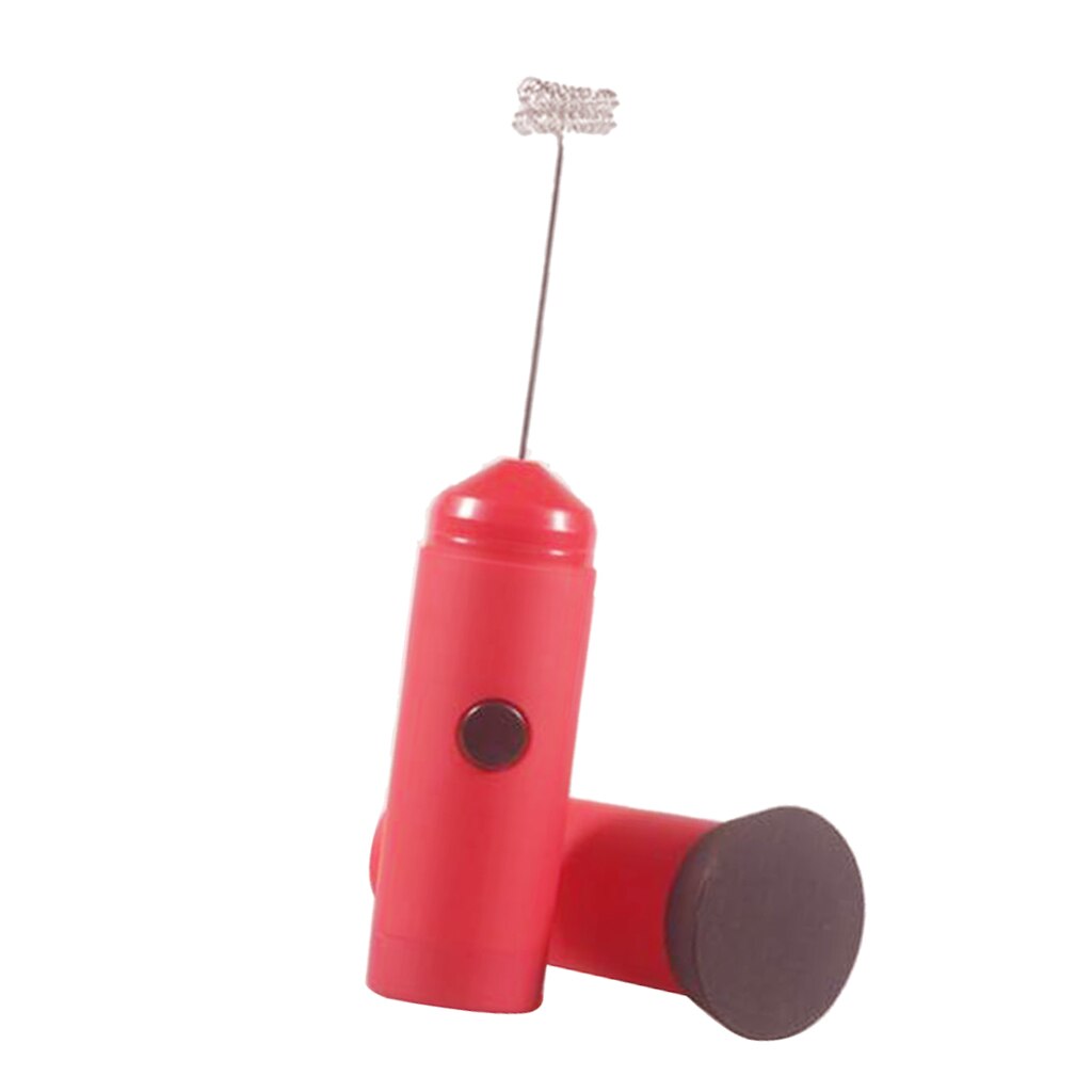 Elektrisk mælkeskummer genopladelig håndholdt stav kaffeblander til latte mælk ægbeater: Default Title