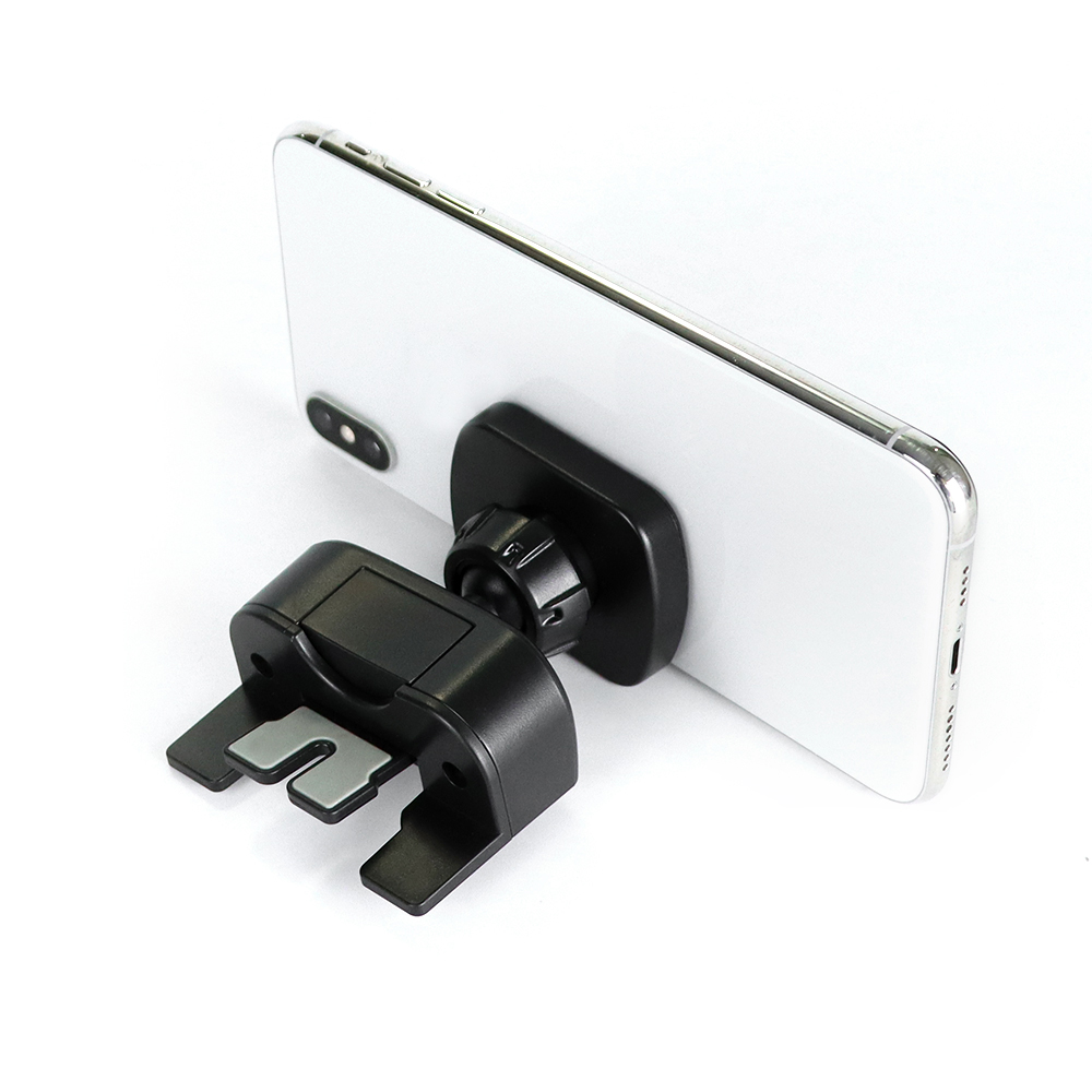 Réinitialisation de montage magnétique universel pour téléphone portable, fente CD de voiture, support de sortie d'air, berceau pour iPhone, GPS, 360 °