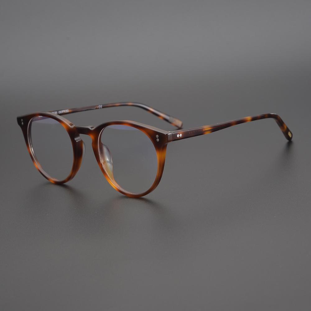 Vintage optiske briller ramme  ov5183 o 'malley briller til kvinder og mænd spetacle briller rammer nærsynethed receptbriller: Mørk skildpadde