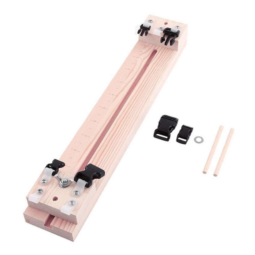 Tcrogsciss Paracord-Armband-Maker – Verstellbarer Jig Aus Holz, U-Form, Für DIY-Armbänder & Stricken