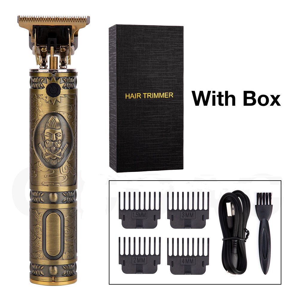 Elektrische tondeuse, tondeuse voor mannen, draadloos scheerapparaat, trimmer voor 0mm kappers, tondeuse voor baard, baardtrimmer