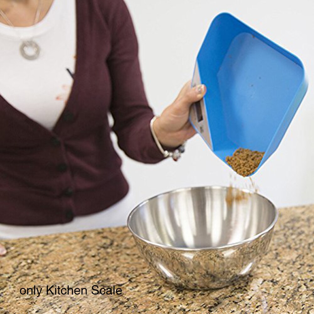 Kitchen Scale Home Food Weighing ABS Tools Measuring Battery Powered Bowl LCD Display Puppy Mini Durable Multifunction Digital