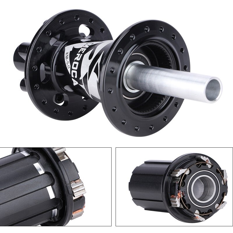MEROCA km-5.0 Mtb Mountain Bike Hub 32 Holes 5 Bearing 8/9/10/11 Speed Front Rear Qr Or Thru Aluminum Alloy Bicycle Hubs