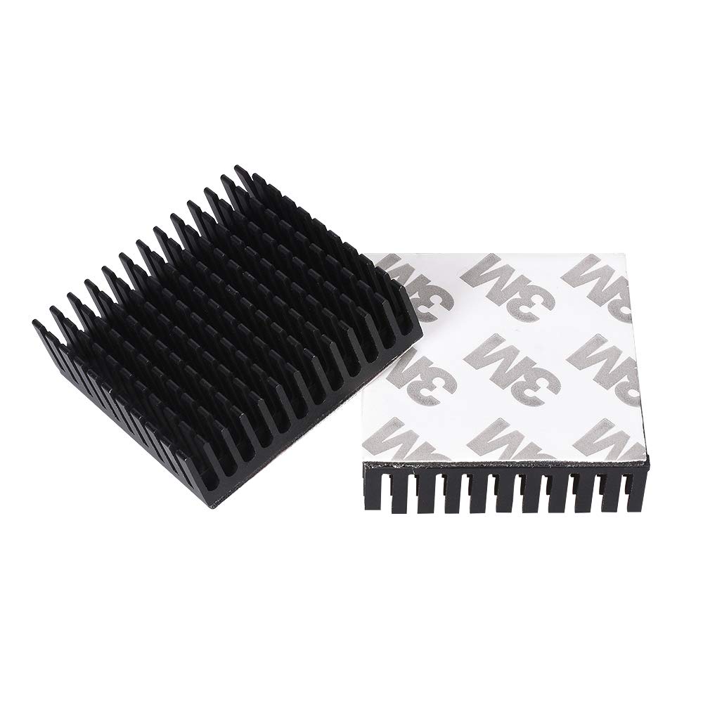 3/5Stck Schwarz Kühler Aluminium Motor- Kühlkörper Extrudierten Wärmeableitung Elektronische Kühlkörper für 42 stepper Motor- 3D drucken