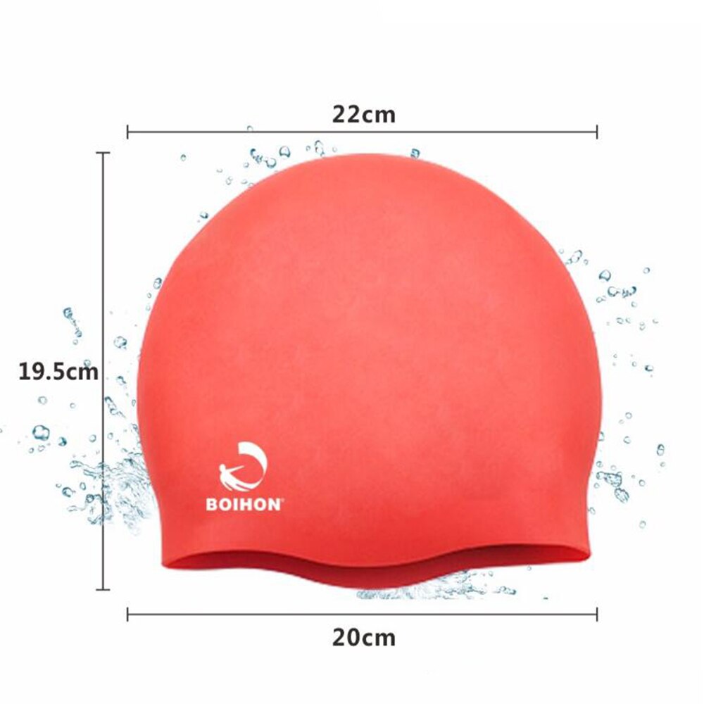 YFXcreate Swim Swimming Triathlon Cap Thickening Silicone Waterproof Anti-slip for Adults 200-1021