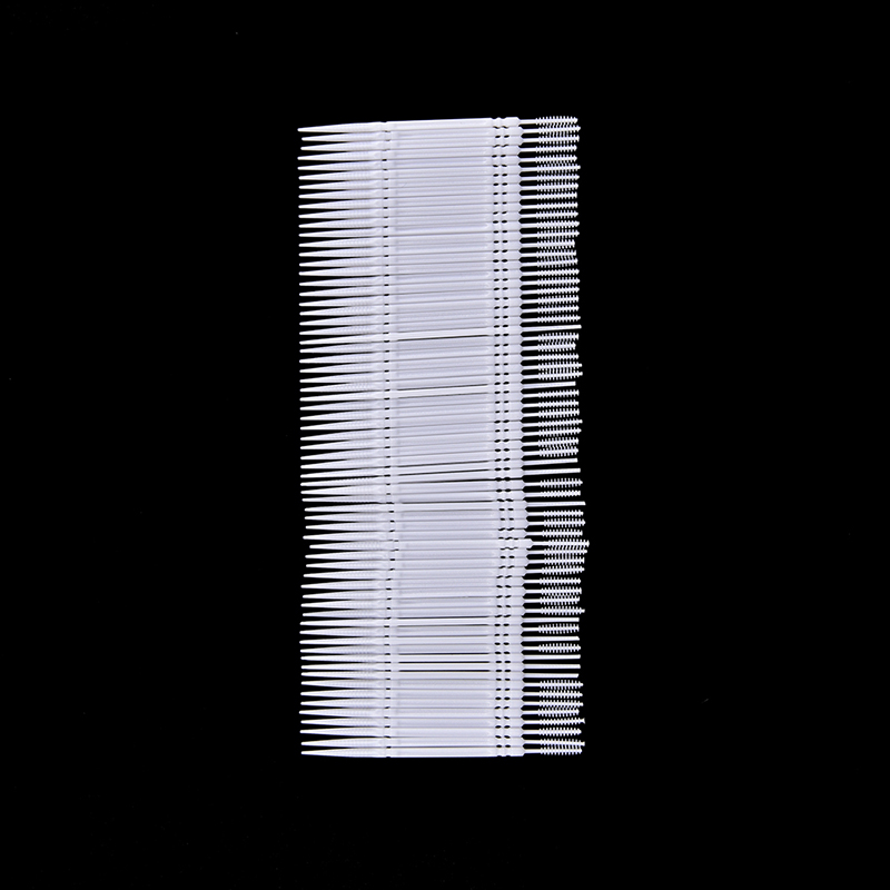 1100 Stäbchen/Karton, weiße doppelseitige Zahnstocher aus Kunststoff, Zahnstocher zum Interdentalbürsten, Zahnstocher aus Kunststoff, Zahnstocher für Mundhygiene