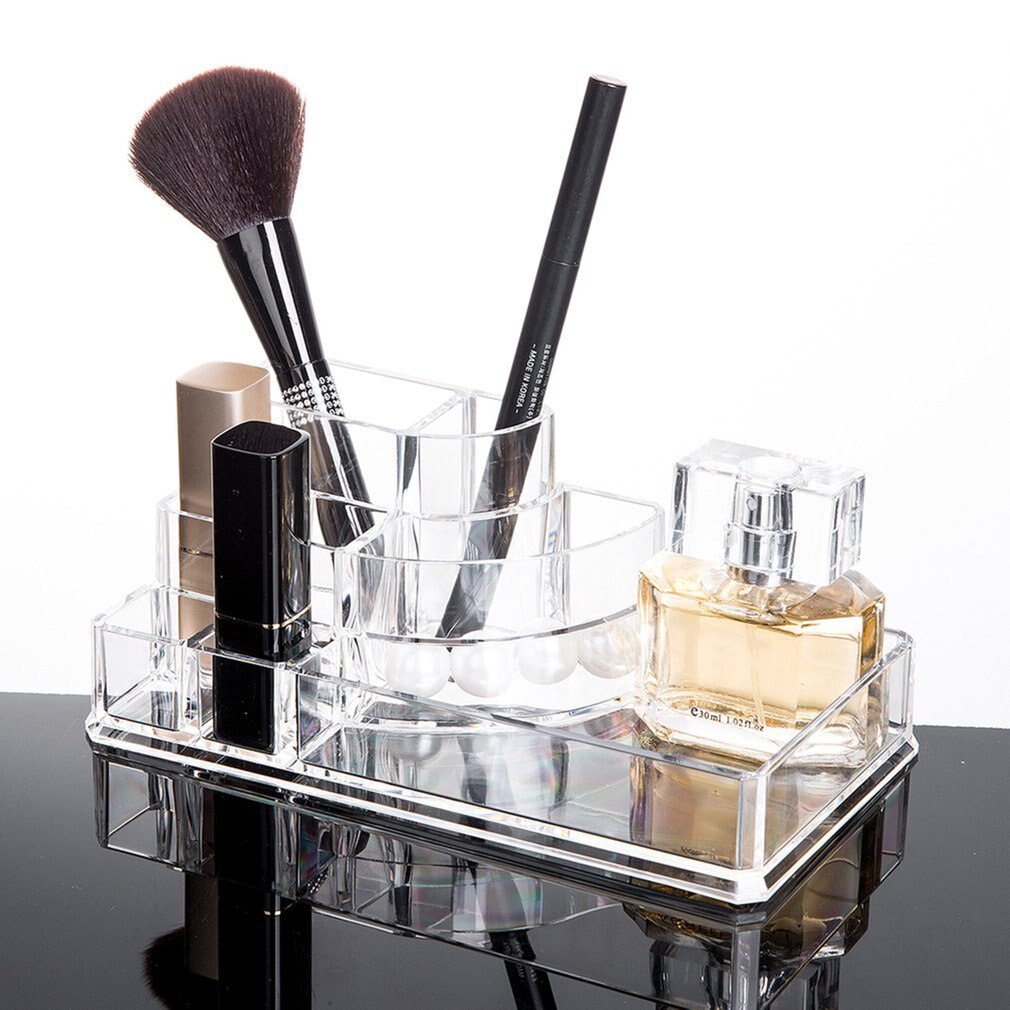 Acryl Sieraden Cosmetische Storage Drawers Display Transparante Make Organizer Dozen Case Cosmetische Opslag Box-Y-1001