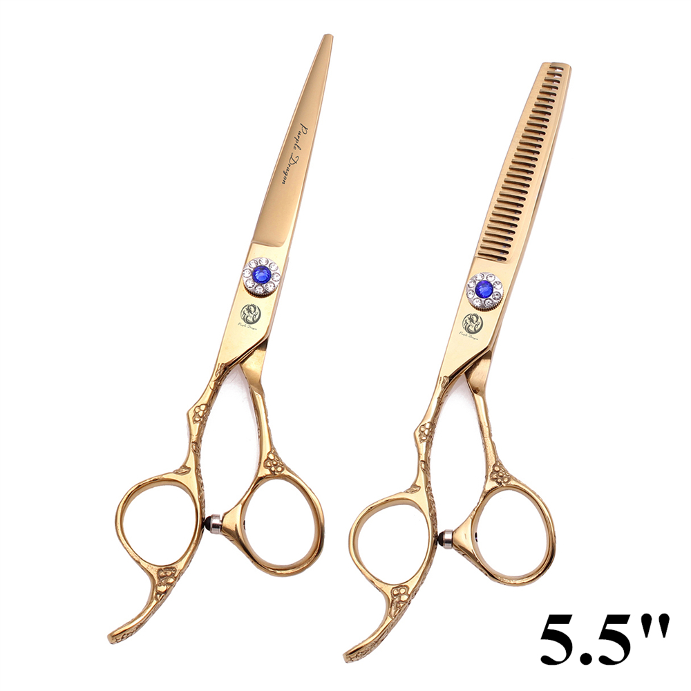 Professionele Kappersschaar Linkerhand Paarse Draak 5.5 "6" Haar Knippen Schaar Dunner Schaar Kapsel Schaar Z8002: MULTI