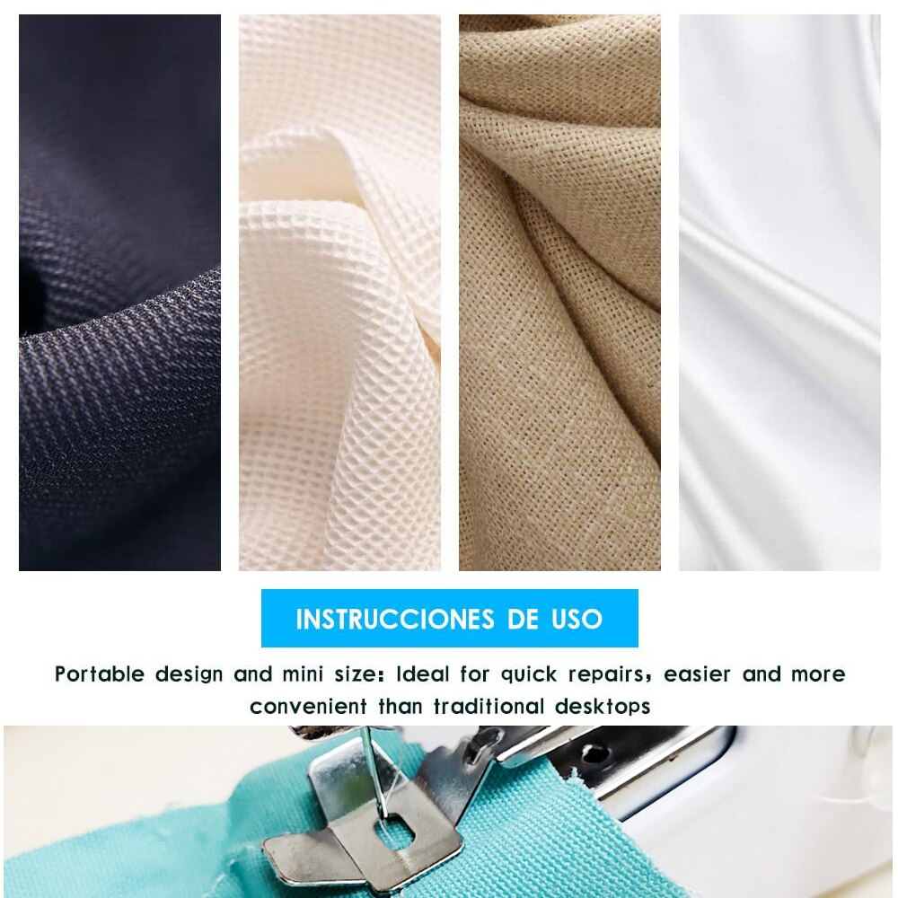 Draagbare Mini Hand Naaimachine Elektrische Steek Huishoudelijke Handheld Naaimachine Cordless Handwerken Quick Kleding Stitchin