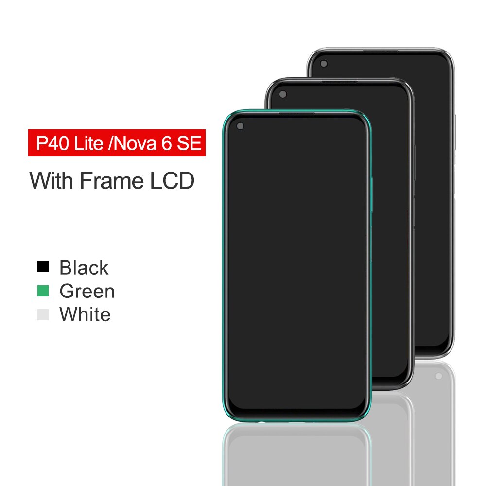 100%  getestete lcds für huawei  p40 lite lcd-display touchscreen-digitizer-einheit ersatz für huawei nova 7i jny -lx2 lcd