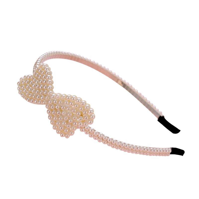 Elastic Headwear Magic Headbands Baby Cute Girls Pearl Headband Headwear Apparel Photography Prop Party: Light Grey