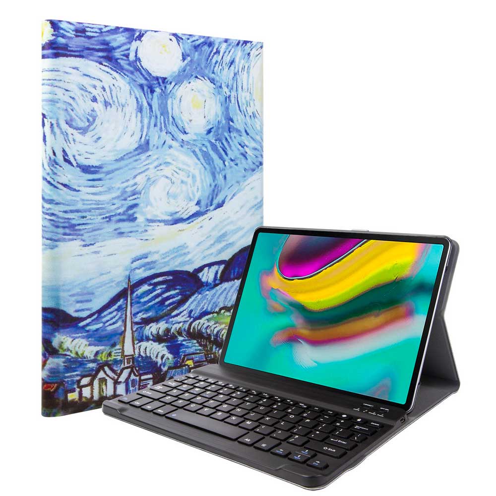 Keyboard Cover for Samsung Galaxy Tab S5E SM-T720 SM-T725 Tablet Cover for Galaxy tab S5E 10.5" Stand Cover Painted case: Comic