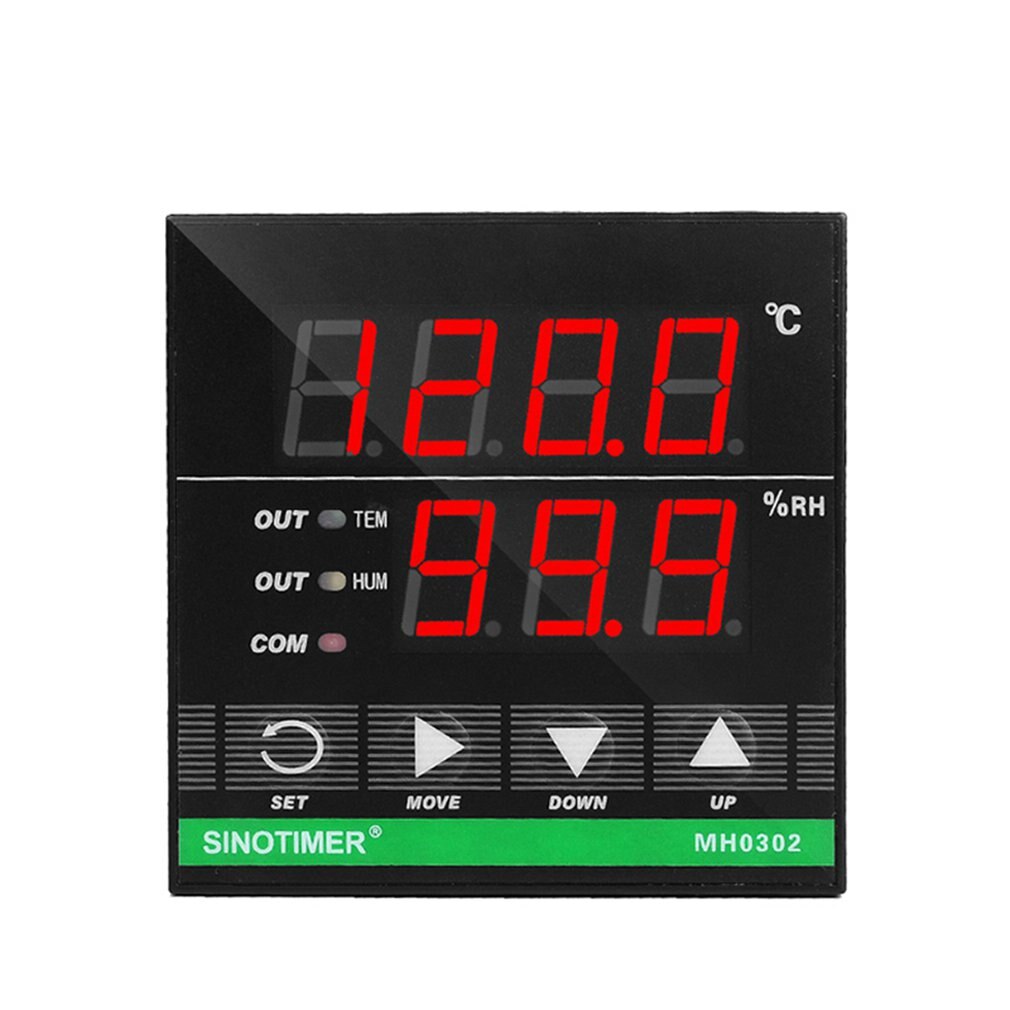 Intelligent High-precision Digital Display Temperature And Humidity Controller 85-265V Used In Greenhouse Breeding Incubator