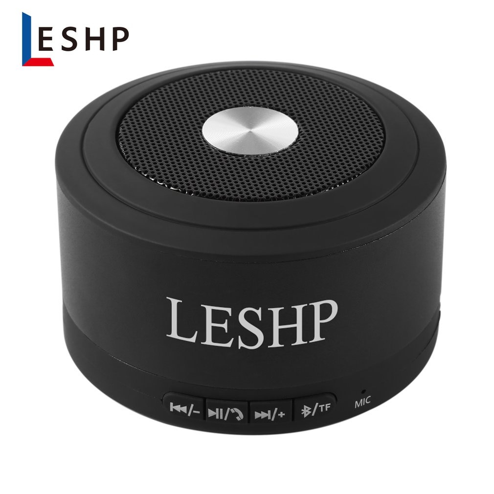 Leshp mini draagbare luidsprekers bluetooth 3.0 draadloze luidsprekers muziek stereo buitenluidspreker luidspreker ondersteuning fm tf-kaart