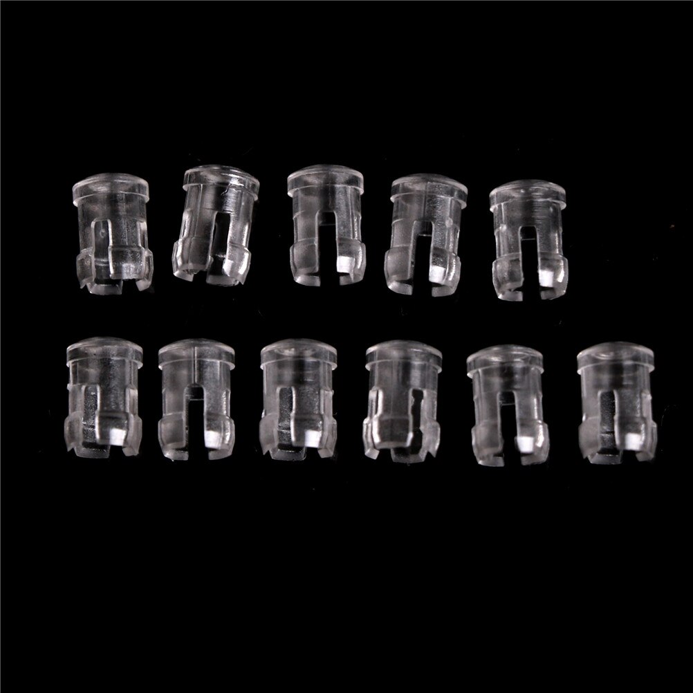 10/20 stk klare 3mm led lysemitterende diode lampeskærmbeskyttere