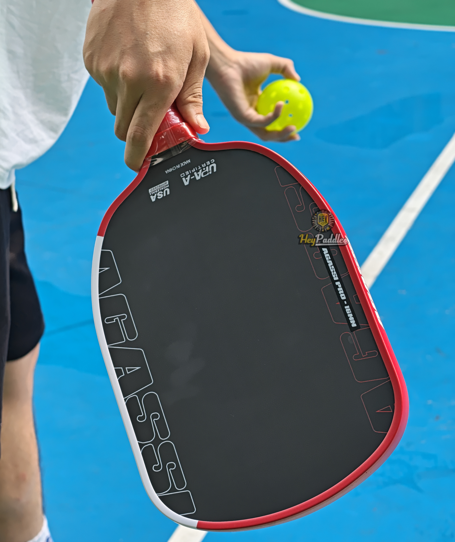 2025 agassi pro  iv 16 mm thermo-cured pickleball paddles gen 4 tfp foam core,  t700 carbon fiber pickleball rackets