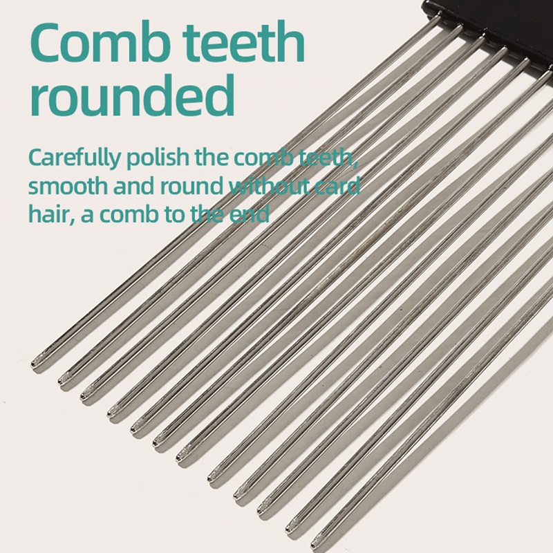 6 stks Professionele Krullend Haar Spons Twist Borstel Magic Afro Kam Rat Staart Kam Duurzaam Rubberen Vork Kam Krullend Haar Styling Tools