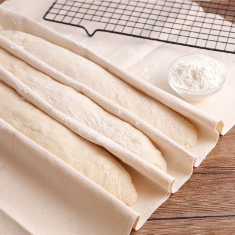 1Pcs Baguette Fermented Cloth Baking Accessories For Maker Linen Flax Pan Proving Dough Baker Mat Practical Baking& Pastry Tools