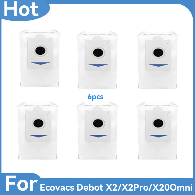 Ecovacs Deebot X2, X2 Pro X2 Omni robotstofzuiger Dagelijkse verbruiksartikelen Hoofd- en zijborstels, dweildoeken, stofzakken, roller: Clear