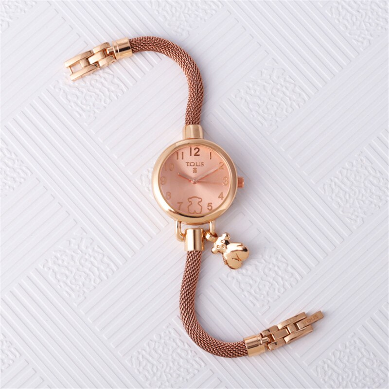 TOwatch pulsera Watch Women Quartz Casual reloj Watches Bracelet Watch Ladies Quartz Watch Leather Sport joyas: picture color