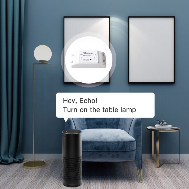 10A 90-250V Wifi Smart Light Switch Smart Home Universal Breaker Moudle Timer Voice Control Work With HomeKit Alexa Google Home