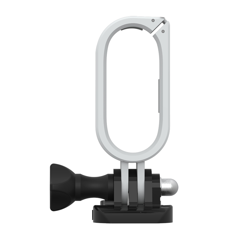 Zubehör für die insta 360 go kamera: 2 schutzrahmenhalterungen, 1/4 adapter, verstellbarer winkel 360 go2 schnellverschlusshalterung: Weiß