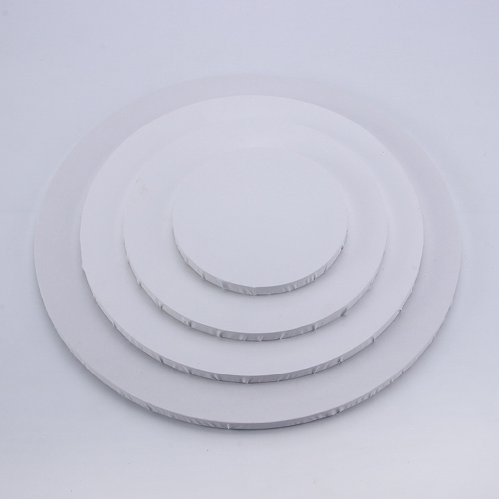 20/30/40cm Wooden Painting Frame Round Canvas Boards DIY Painting Stretched Blank Cotton Canvas Panels: Red
