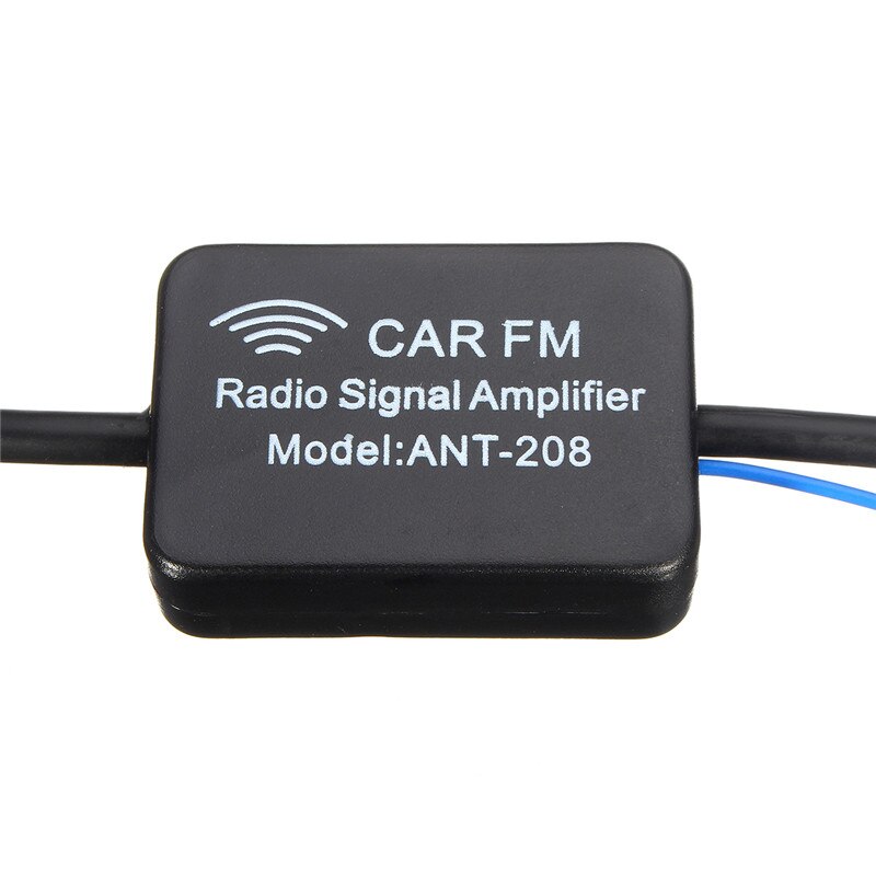 MA799 ANT-208 Vehicle AM FM Signal Booster Amplifier Car Inline Antenna Aerial Radio Amp Improves Reception Reduce Noise